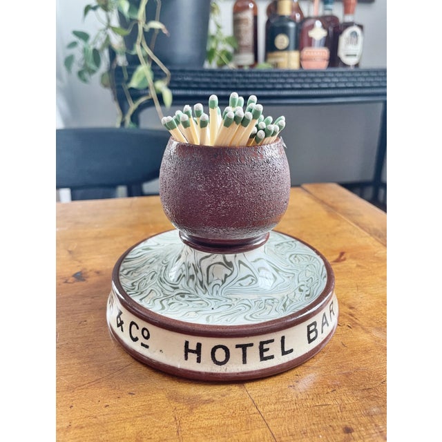 Antique Hotel and Bar Fitters Advertising Match Striker For Sale In New York - Image 6 of 9