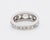 Circa 1930 Art Deco Platinum Diamond Old Cut Band, 1.5 Carats, French For Sale - Image 4 of 4