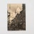 An original silver gelatin black and white photography postcard by Albert Monier, artistic view of Montmartre in Paris,...