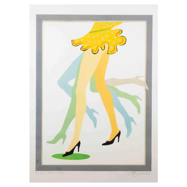 Leo Guida, Dance Step, Lithograph, 1975 For Sale