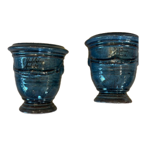 French Anduze Pair of Small Pots!