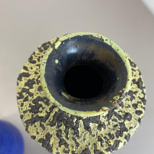 Fat Lava Ceramic Pottery Vase from Veb Haldensleben, GDR Germany, 1970s For Sale - Image 17 of 18