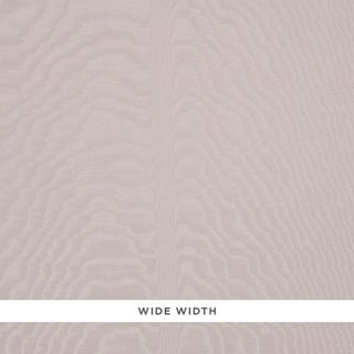 Schumacher Moire Wallcovering Wallpaper In Dove For Sale
