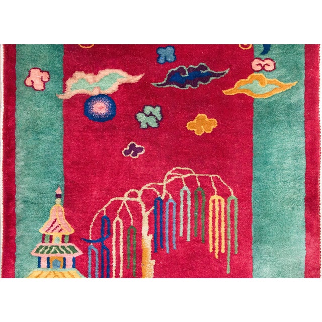 Early 20th Century Chinese Art Deco Rug For Sale - Image 10 of 15
