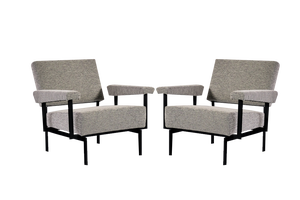 Set of Dutch Japan Series FM07 Armchairs by Cees Braakman for Pastoe, 1950s