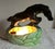 Art Deco Vintage Art Deco Haeger Jumping Horse Tv Table Lamp For Sale - Image 3 of 10