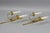 French Art Deco Brass Twin-Arm Sconces, 1930, Set of 2 For Sale - Image 9 of 18