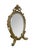 Art Nouveau Antique Victorian Art Nouveau Gilt Brass Tabletop Vanity Dressing Mirror 14" For Sale - Image 3 of 13