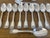 Metal Frionnet Francois Mid Century Shell Pattern Silverware- Set of 37 For Sale - Image 7 of 18