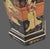 Vintage Asian Black Lacquer Hexagonal Figural Chinoiserie Table Lamp For Sale - Image 6 of 12