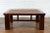 Early 20th Century Chinese Early 20th Century Elmwood Coffee Table with Woven Rattan Top Inset For Sale - Image 5 of 13