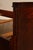 Pair of Vintage Flame Mahogany Twin Beds with Pierced Headboards, Circa 1940s For Sale - Image 10 of 18