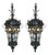 Large French Art Deco Hanging Lanterns, 1920s, Set of 2 For Sale