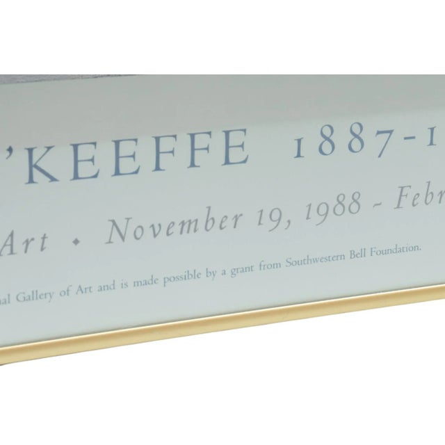 Georgia O’Keefe Framed Exhibition Poster For Sale In Tampa - Image 6 of 8