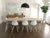 Andrianna Shamaris Bleached Ash Wood Dining Table For Sale - Image 10 of 18
