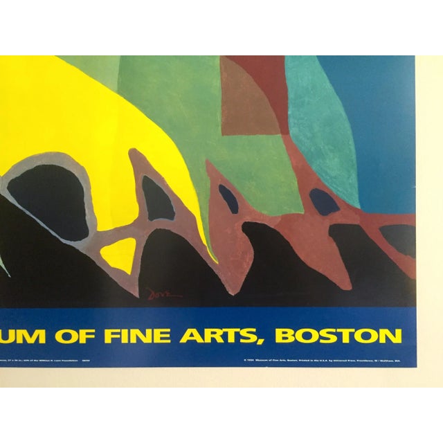 Royal Blue Arthur Dove Vintage 1994 Modernist Offset Lithograph Print Museum Poster " Dancing Willow " 1943 For Sale - Image 8 of 13