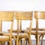1950s French Honey Beech Bentwood Dining Chairs from Baumann, 1950s, Set of 4 For Sale - Image 5 of 17