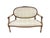 French 19th Century French Louis XVI Walnut Settee /Canape For Sale - Image 3 of 9