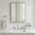 Squiggle Rectangle Champagne Silver Mirror For Sale - Image 9 of 10