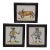 Three Tiles W/ Bull, Swordsmen in a Frame For Sale