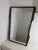 Beautiful shield-shaped mirror with enamel decoration, then fired, on the back. The colors are beautiful and made from...