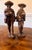 Coffee The Travelers Hand Carved Wooden Folk Art For Sale - Image 8 of 12