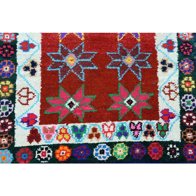 Early 20th Century Early 20th Century Vintage Turkish Geometric Runner-2′5″ × 13′2″ For Sale - Image 5 of 13