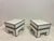 White Bedside Tables with Brass Banding by Alain Delon for Maison Jansen, 1970s, Set of 2 For Sale - Image 13 of 17