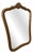 Vintage French Mirror in Oak For Sale