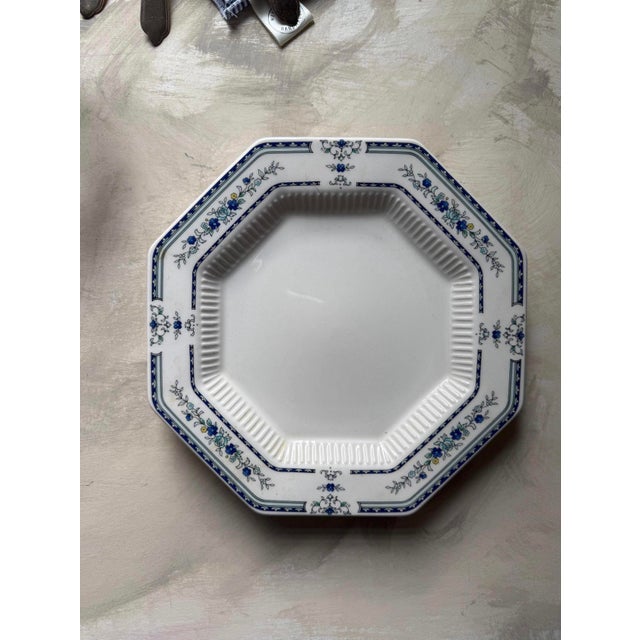Lovely pair of vintage octagonal plates from the Nikko Classic Collection in the Newport pattern. This piece features a...