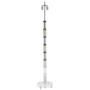 Chrome and Lucite Floor Lamp