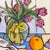 2020s "A Passion for Tulips" Floral Modern Still Life Oil Paintng With Lemons For Sale - Image 5 of 6