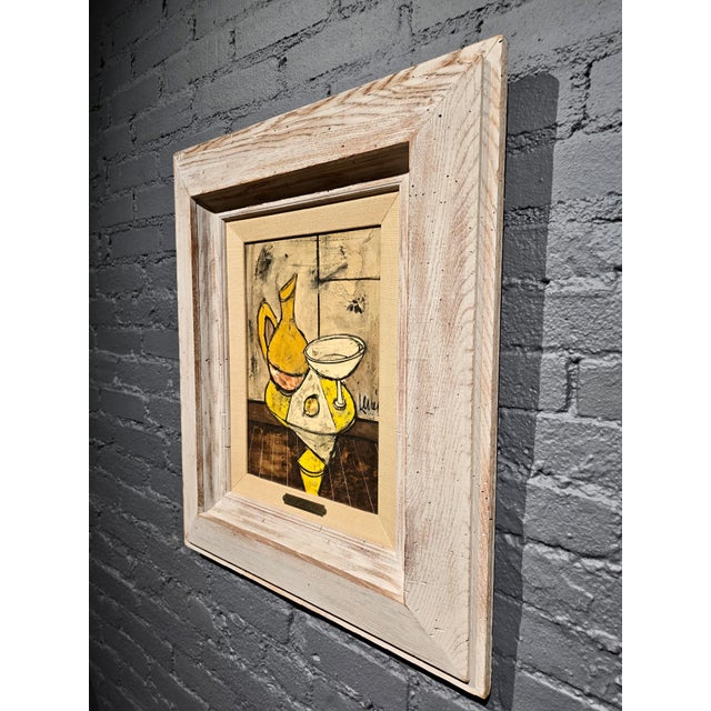 Charles Levier - Still Life With a Martini Glass - Oil Painting For Sale In Los Angeles - Image 6 of 12