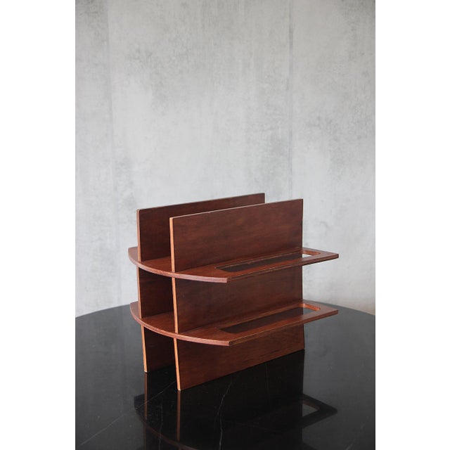 This exquisite wine rack, elegantly crafted from molded exotic rosewood, showcases a stunning design that seamlessly...