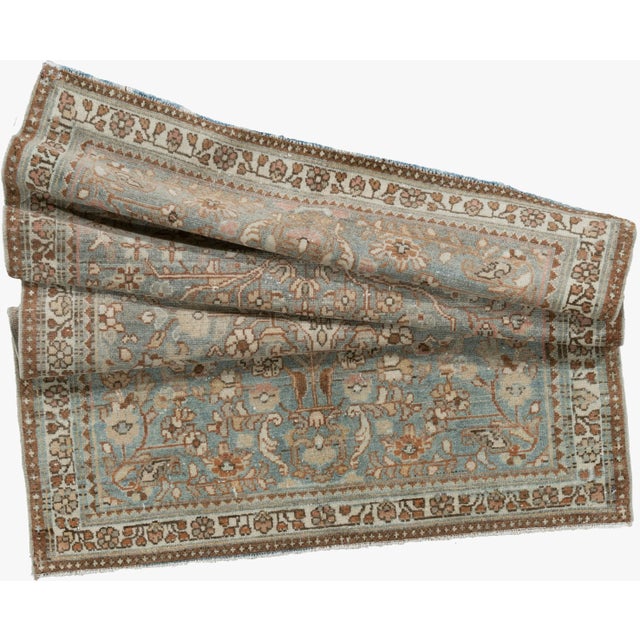 Brown Antique Circa 1920 Malayer Rug 3'4 X 4'9 For Sale - Image 8 of 10