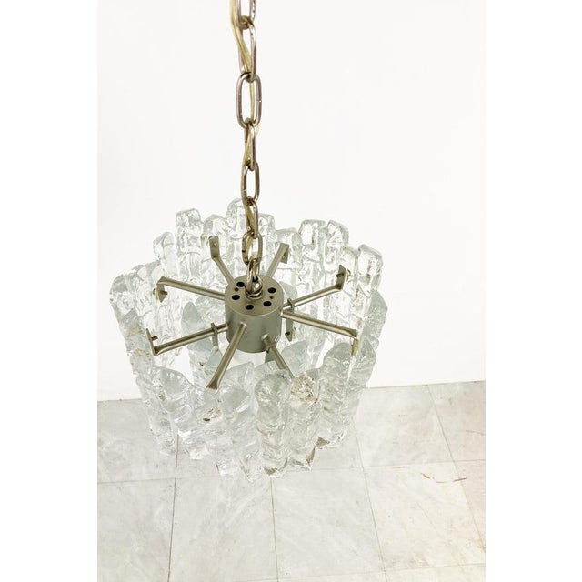 Silver Pendant Light attributed to J. T. Kalmar for Kalmar, 1960s For Sale - Image 8 of 13