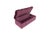 Contemporary Tufted Storage Ottoman in Burgundy Velvet by Naula Design For Sale - Image 3 of 7
