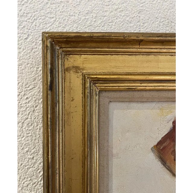 Francisco Torres Matas, Femme assise préparant le repas, Oil on Canvas, Framed For Sale - Image 8 of 12