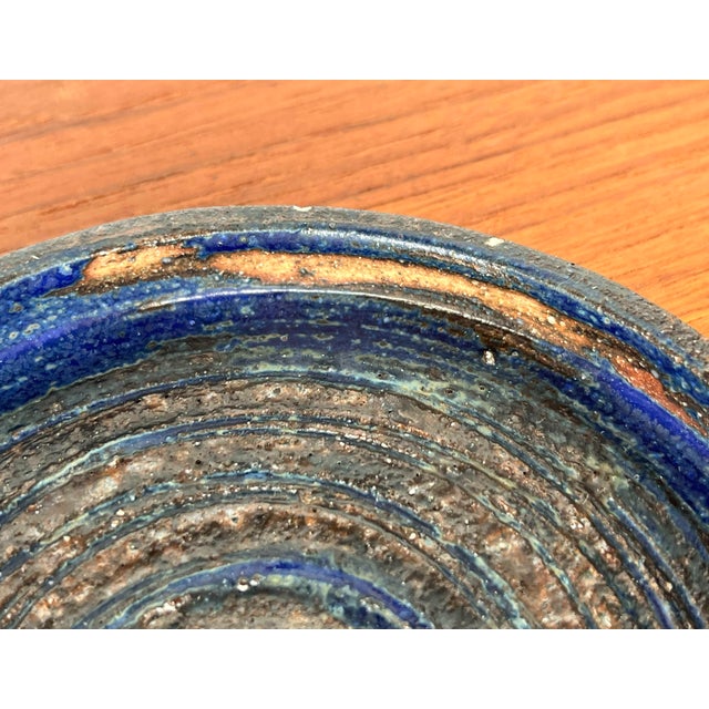 Mid-Century Modern Danish Studio Pottery Bowl by Tue Poulsen for Tue Keramik, 1960s For Sale - Image 10 of 16