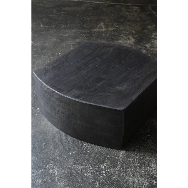 Mid 20th Century Small Old Japanese Low Table Made of Zelkova Wood/Modern Side Table For Sale - Image 17 of 18