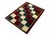 This hand-knotted Gabbeh nomad rug impresses with its bold checkerboard pattern in rich natural colors such as burgundy,...