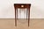 English Baker Furniture Georgian Flame Mahogany Drop Leaf Pembroke Side Table, Newly Refinished For Sale - Image 3 of 16
