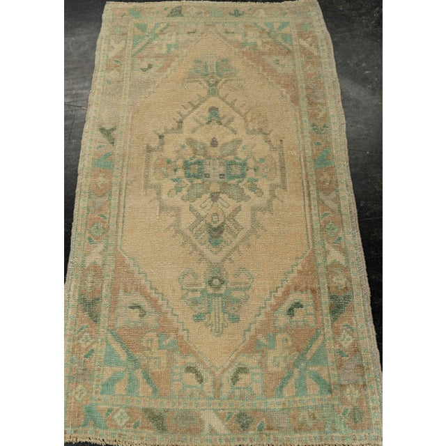 Turkish Mini Rug Oriental Hand Knotted Vintage Rug 1'9" x 3'3" #21093 Explore a curated collection of hallway runners,...