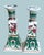Chinoiserie Vintage Chinese Famille Verte Bok Choy Porcelain Candlestick Holders - A Pair For Sale - Image 3 of 14