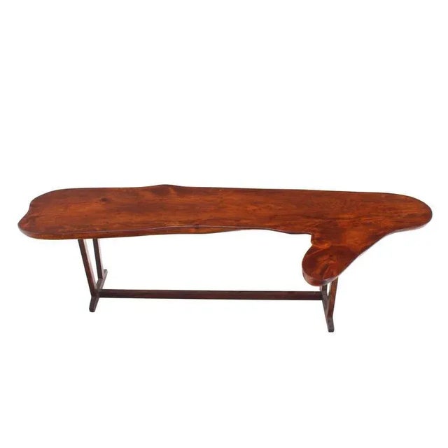 Early 20th Century 20th Century Organic Modern Solid Top Coffee Table or Bench For Sale - Image 5 of 11