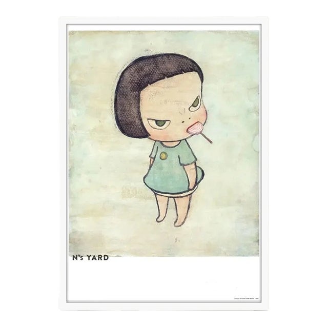 Yoshitomo Nara, Lollipop, 2021 - White Frame For Sale