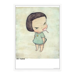 Yoshitomo Nara, Lollipop, 2021 - White Frame