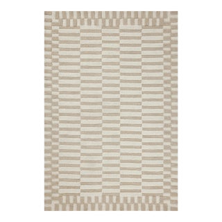Chris Loves Julia x Loloi Bradley Ivory / Beige 2'-3" x 3'-9" Accent Rug For Sale