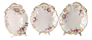 Porcelain Saucers, Set of 3