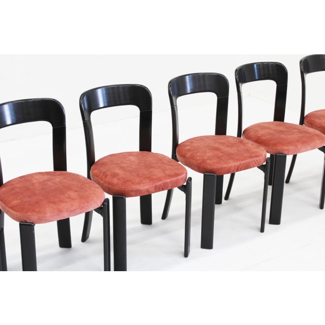 Vintage Swiss Dining Chairs by Bruno Rey for Dietiker, 1970s, Set of 6 For Sale - Image 6 of 12